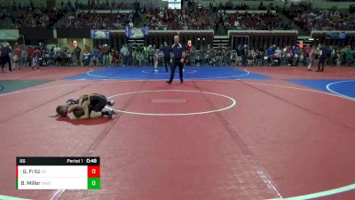 66 lbs Champ. Round 2 - Gus Fritz, Cut Bank vs Brody Miller, Worland Wrestling Club