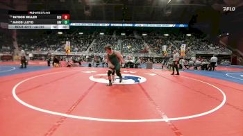 4A-285 lbs Cons. Round 2 - Tayson Miller, Natrona County vs Jakob Lloyd, Green River