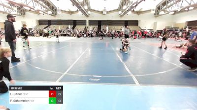 49 lbs Rr Rnd 2 - Liam Bitner, Centurion Wrestling vs Francis Schemeley, Pride Wrestling