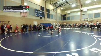 115lbs Cons. Round 2 - Evelyn Talbot, North Mason (Girls) vs Ruby Birch, Castle Rock (Girls)