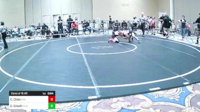 113 lbs Consi Of 16 #2 - Caydin Chan, San Clemente Girls vs Caleb Enoch, Clackamas WC