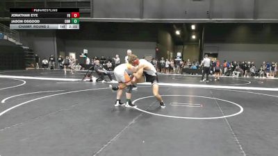 197 lbs Champ. Round 2 - Jonathan Eye, Friends University vs Jason Osgood, Cowley College