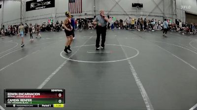 92 lbs Semis (4 Team) - Edwin Encarnacion, Revival Uprising Black vs Camdin Renfer, Mat Assassins Black