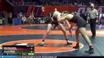 3A 182 lbs Cons. Round 3 - Rylan Breen, Chicago (Mt. Carmel) vs Ben Bielawski, Downers Grove (North)