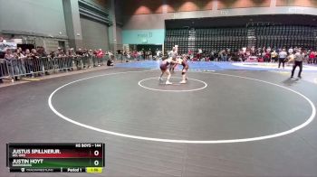 144 lbs Prelim - Justus SpillnerJr., Del Oro vs Justin Hoyt, Harrisburg