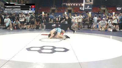 150 lbs Cons. Rd Of 64 - Brock Claypool, Illinois vs Bradley Lazzerini, Oklahoma