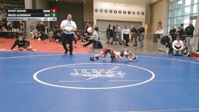 65 lbs Rr Rnd 2 - Wyatt Mathe, Warhawks - ESC vs Miles Alderman, MeatHeadz - ESC