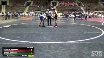 160 lbs Cons. Round 4 - Colton Mayfield, Cleburne County vs Daniel Gunaca, Escambia County