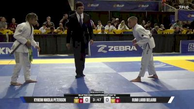 Rumi Larbi Belarbi vs Kyheim Nikolai Peterson 2026 Pan Kids Jiu-Jitsu IBJJF Championship