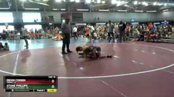 116 lbs Quarters & 1st Wb (16 Team) - Devin Corbin, TNWCC vs Stone Phillips, Alabama Elite Gold