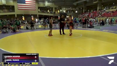 132 lbs Champ. Round 1 - Kamden Hooper, MO vs Gabriel Munoz, OK