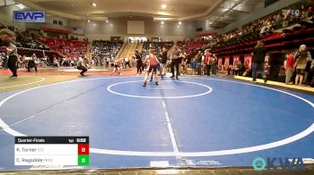 85 lbs Quarterfinal - Kamden Turner, Owasso Takedown Club vs Colt Ragsdale, Pryor Tigers