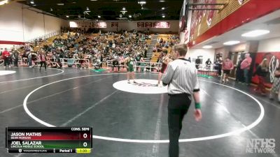 170 lbs Cons. Semi - Joel Salazar, Lincoln Middle School vs Jason Mathis, Dean Morgan