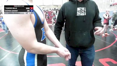 138 lbs Cons. Round 2 - Porter Mills, Brothers Of Steel Wrestling Club vs Cooper Lehosit, All In Wrestling Academy