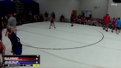 50 lbs Round 3 (6 Team) - Jaylee Keller, Team Missouri Girls vs Ella Saewert, Minnesota Storm Girls