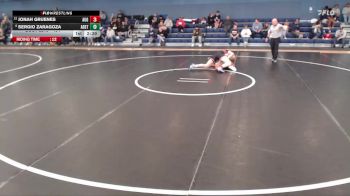 184 lbs Semifinal - Sergio Zaragoza, Adams State vs Jonah Gruenes, Augustana (SD)