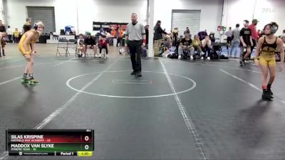 80 lbs Round 1 (8 Team) - Silas Krispine, Mayfield Mat Academy vs Maddox Van Slyke, Xtreme Team