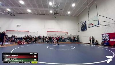 165-175 lbs Round 2 - Brady Calmes, Windy City Wrestlers vs Kreed Kuntz, High Plains Thunder Wrestling