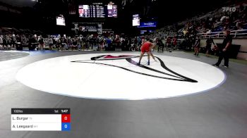 132 lbs Rnd Of 128 - Luke Burgar, Texas vs Ashton Leegaard, Wyoming