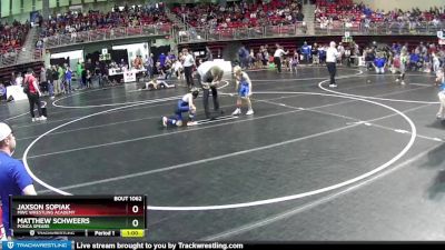 59 lbs Champ. Round 1 - Matthew Schweers, Ponca Spears vs Jaxson Sopiak, MWC Wrestling Academy