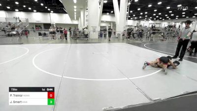73 lbs Semifinal - Pierce Trainor, Monster Garage vs Jordy Smart, Ravage WC