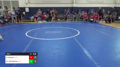 96 lbs Round 3 - Nicholas Maisel, Hawks WC vs Mason DellaPenta, Lake Erie WC NY