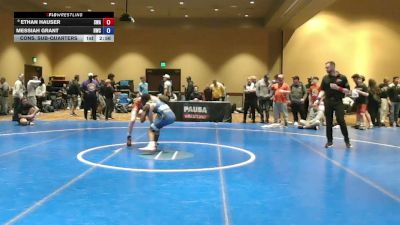 120 lbs Cons. Sub-quarters - Ethan Hauser, Savage Wrestling Academy vs Messiah Grant, Hammer Wrestling Club