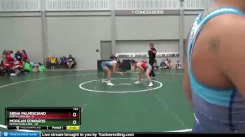 132 lbs Round 3 (6 Team) - Siena Palmisciano, North Carolina vs Morgan Edwards, Pennsylvania Red