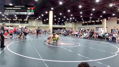 190 lbs Champ. Round 2 - Davin Basile, Wrestling Academy Of Louisiana vs Cayden Marshall, Rio Wrestling Club