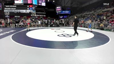 94 lbs Champ. Rd Of 64 - Jack Holman, UT vs Braden Haley, OH