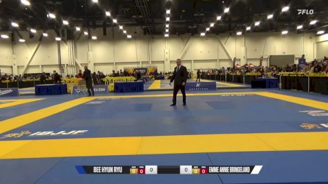 Emme Annie Bringeland vs Bee Hyun Ryu 2024 World IBJJF Jiu-Jitsu No-Gi Championship