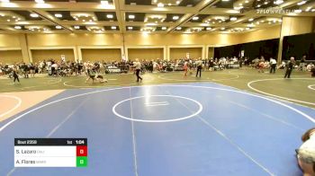 80 lbs Final - Sophia Lazaro, California Grapplers vs Audrey Flores, Warriors Of Christ (WOC)