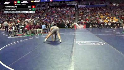 2A-285 lbs Champ. Round 1 - Rudy Wolfe, Washington vs Gable Eddy, Independence