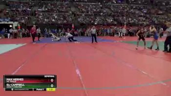 D3-113 lbs Semifinal - Eli Campbell, Legacy Christian vs Max Hermes, Mil. Edison