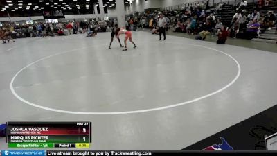 138 lbs Cons. Round 6 - Joshua Vasquez, Michigan Premier WC vs Marquis Richter, Mandan Wrestling Club