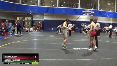 125 lbs Cons. Semi - Adrian Morales, Life University vs Adonis Boyd, Cumberlands (Ky.)