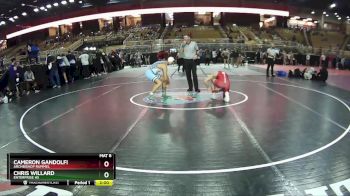 150 lbs Champ. Round 2 - Chris Willard, Enterprise HS vs Cameron Gandolfi, Archbishop Rummel