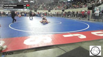 110 lbs Quarterfinal - Aleks Routledge, Husky Wrestling Club vs Rylan Curry, Lone Grove