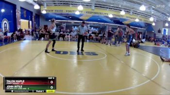 157 lbs Round 5 (8 Team) - Talon Maple, Funky Monkey vs John Intile, Soldier City Lions Den