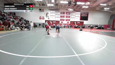 174 lbs Consi Of 8 #2 - James Lledo, Lock Haven vs Brian Finnerty, West Virginia - Unatt