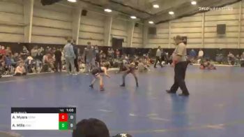 50 lbs Prelims - Alan Myers, Storm vs Aviyahn Mills, RWA ES Black