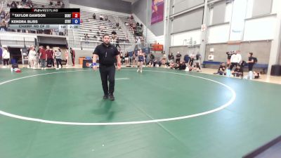 59 kg Champ. Rd Of 32 - Taylor Dawson, St. Charles Regional Training Center vs Kendra Bliss, Storm RTC