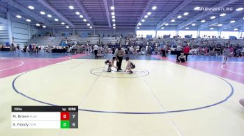 70 lbs Rr Rnd 3 - Mason Brown, Alabama Elite vs Sam Floody, Terps Xtreme ES