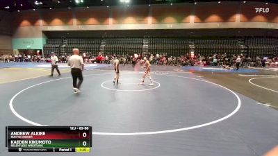 83-88 lbs Round 2 - Andrew Alkire, Run To Danger vs Kaeden Kikumoto, Relentless Wrestling