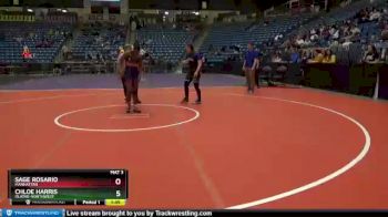 155 lbs Semifinal - Sage Rosario, Manhattan vs Chloe Harris, Olathe-Northwest