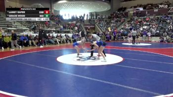 6A 105 lbs Cons. Round 1 - Gracie Wood, Rogers vs Lainey Raper, CONWAY HIGH SCHOOL