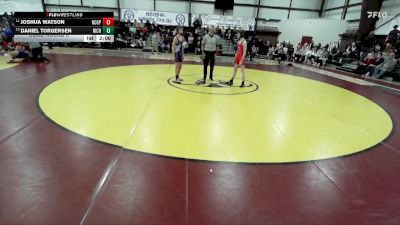 106 lbs Cons. Round 3 - Joshua Watson, North Sanpete vs Daniel Torgersen, Richfield