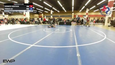 84 lbs Semifinal - Kenneth Bertron, Spartan Mat Club vs Tobias Liu, Powerhouse Wrestling
