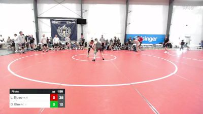 163 lbs Final - Luke Sipes, Meatballs vs Dominic Blue, NC United