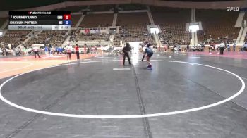 180 lbs Champ. Round 1 - Shaylin Potter, Montreat vs Journey Land, Mount Olive